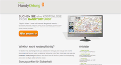 Desktop Screenshot of kostenlosehandyortung.de